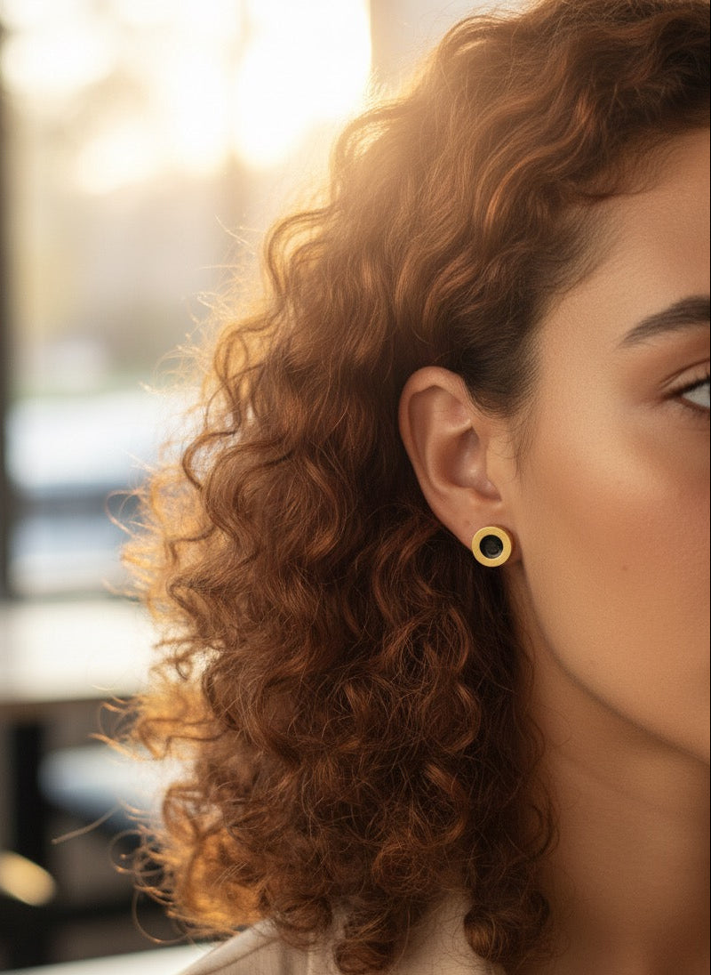 Elegant Gold-Plated Women’s Earrings